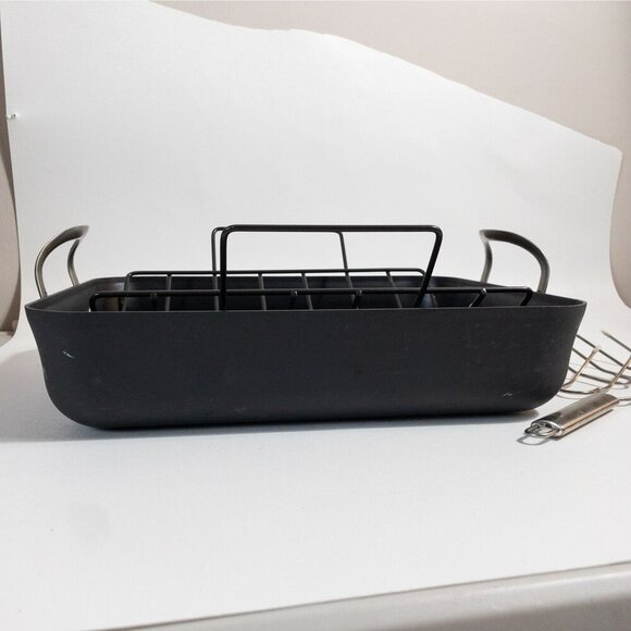 Calphalon Contemporary Hard Anodized Nonstick 16-Inch Roasting Pan - Picture 7 of 13